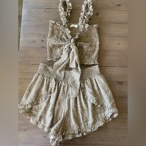 Shop these three cute polka dot set size medium worn twice